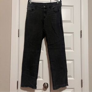 Express Women's Soft Black Straight Leg Jeans